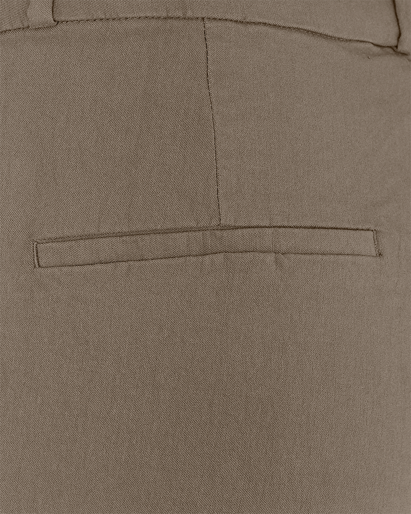FQSOLVEJ - ANKLE PANTS - BROWN