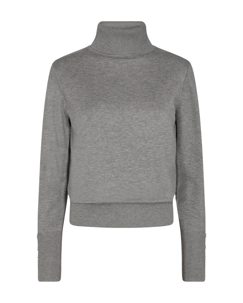 FQKATIE-PU-BUTTON-ROLL - GREY