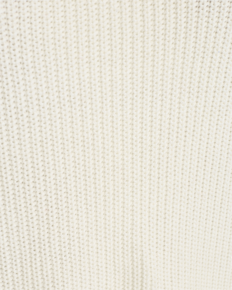 FQELLIS - PULLOVER WITH A V-NECK - WHITE