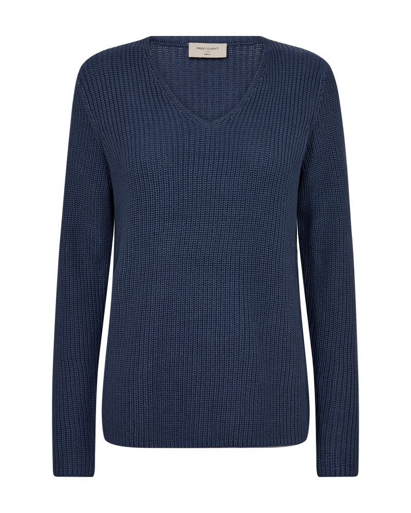 FQELLIS -V- PULLOVER - BLUE