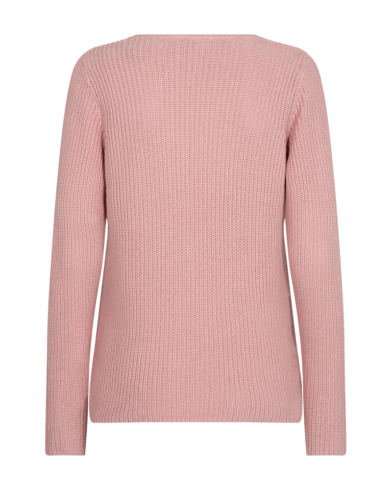 FQELLIS - PULLOVER WITH A V-NECK - ROSE