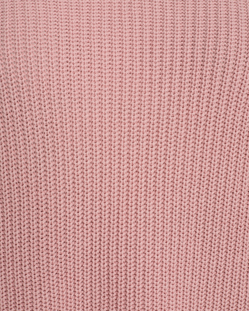 FQELLIS - PULLOVER WITH A V-NECK - ROSE