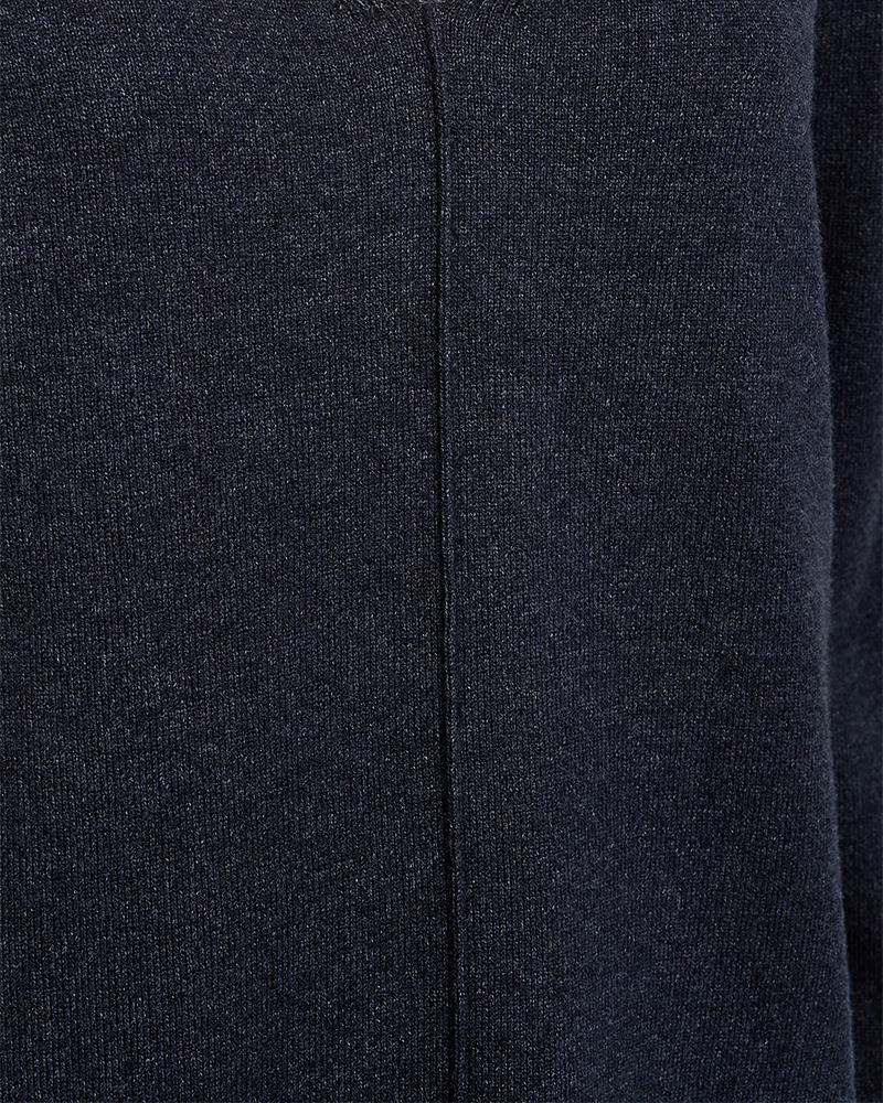 FQCLAURA - PULLOVER WITH A V-NECK - BLUE