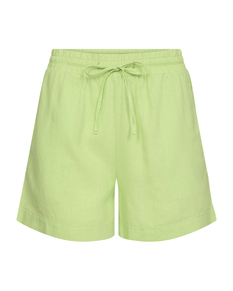 FQLAVA - LINEN SHORTS - GREEN