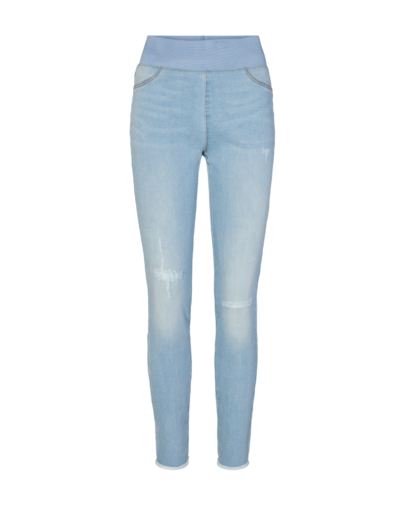 FQSHANTAL - RIPPED ANKLEPANTS - BLUE
