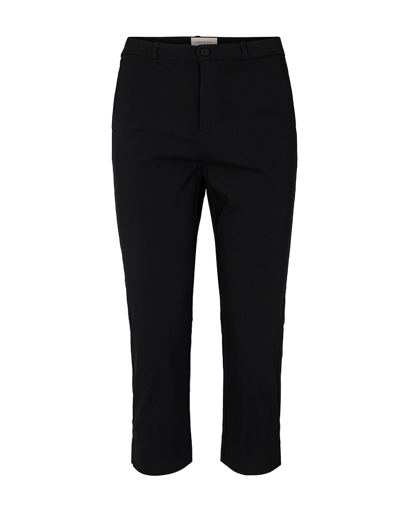 FQSOLVEJ - CAPRI PANTS - BLACK