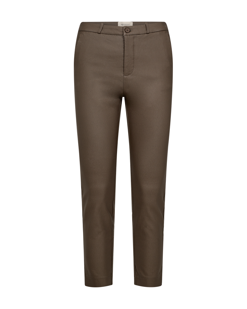 FQSOLVEJ - ANKLE COOPER PANTS - BROWN