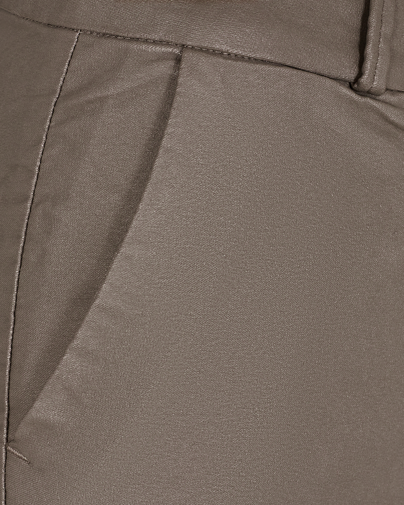FQSOLVEJ - Ankle Cooper Pants - Brown