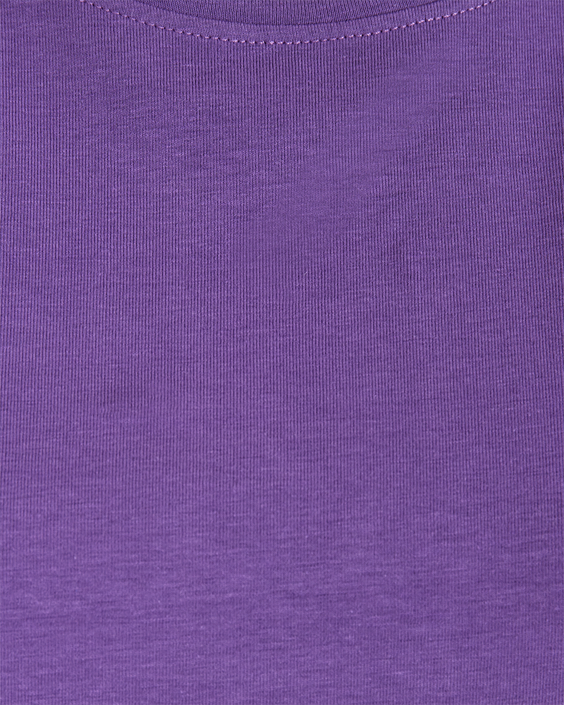 FQFENJA - T-SHIRT WITH PUFF SLEEVES - PURPLE