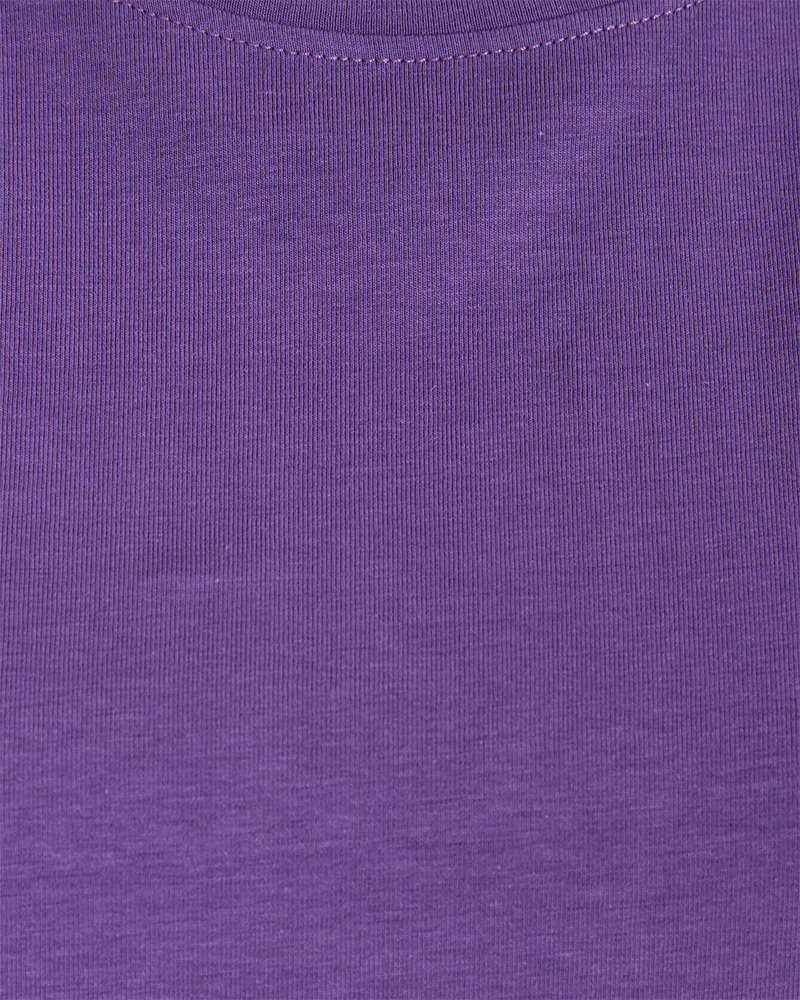 FQFENJA - T-SHIRT WITH PUFF SLEEVES - PURPLE