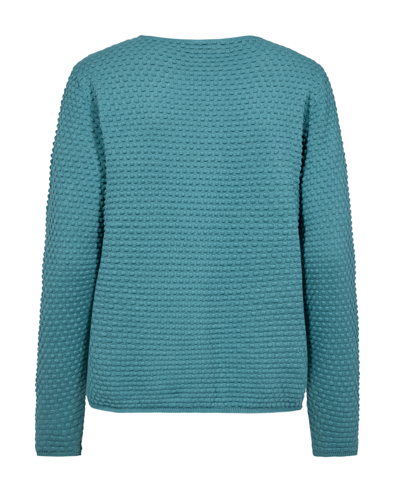 Fqdodo - pullover met gestippelde textuur - blauw