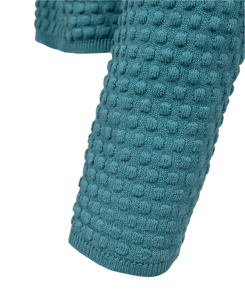 Fqdodo - pullover met gestippelde textuur - blauw