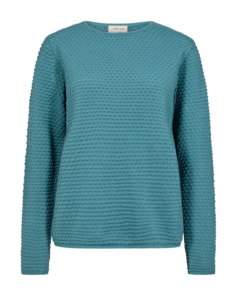 Fqdodo - pullover met gestippelde textuur - blauw