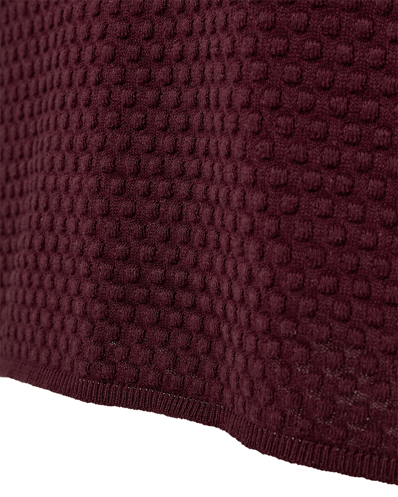 Fqdodo - pullover met gestippelde textuur - bordeaux
