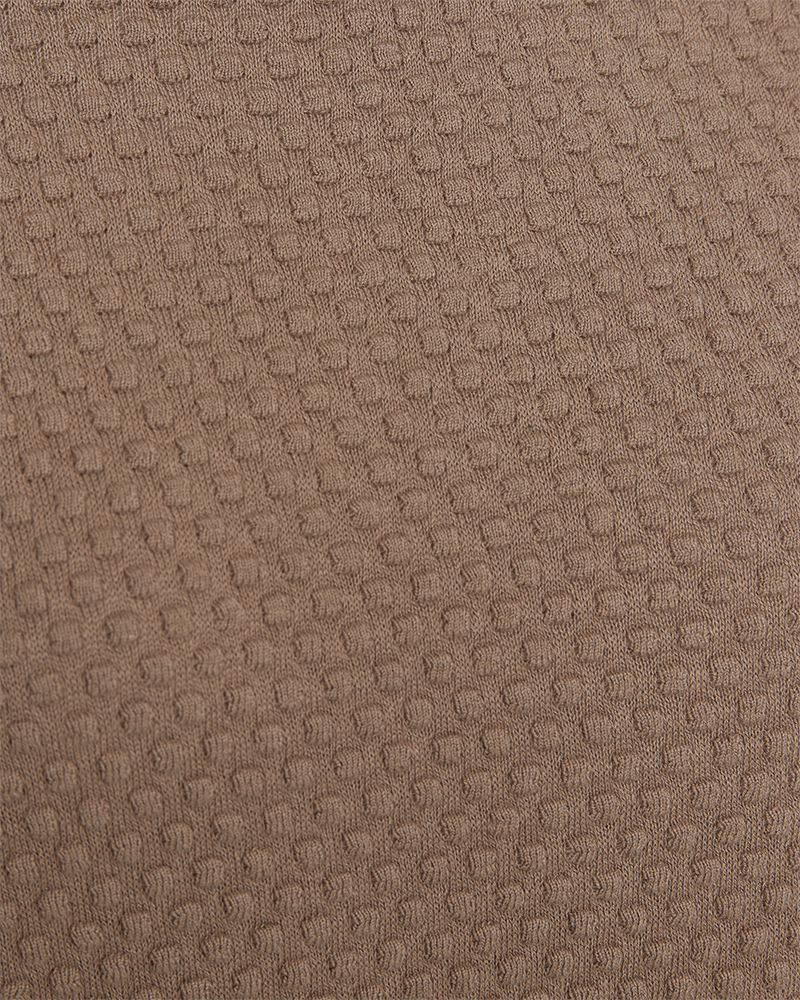 Fqdodo - pullover met gestippelde textuur - bruin
