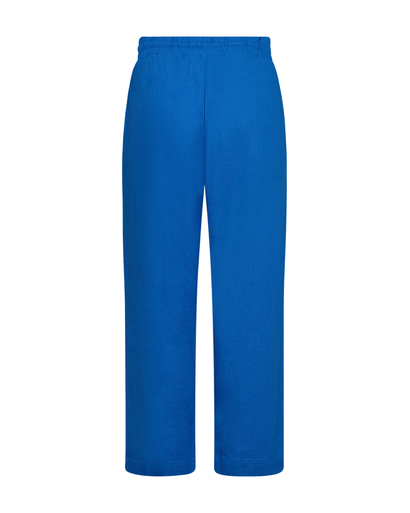 FQLAVA - LINEN ANKLE PANTS - BLUE