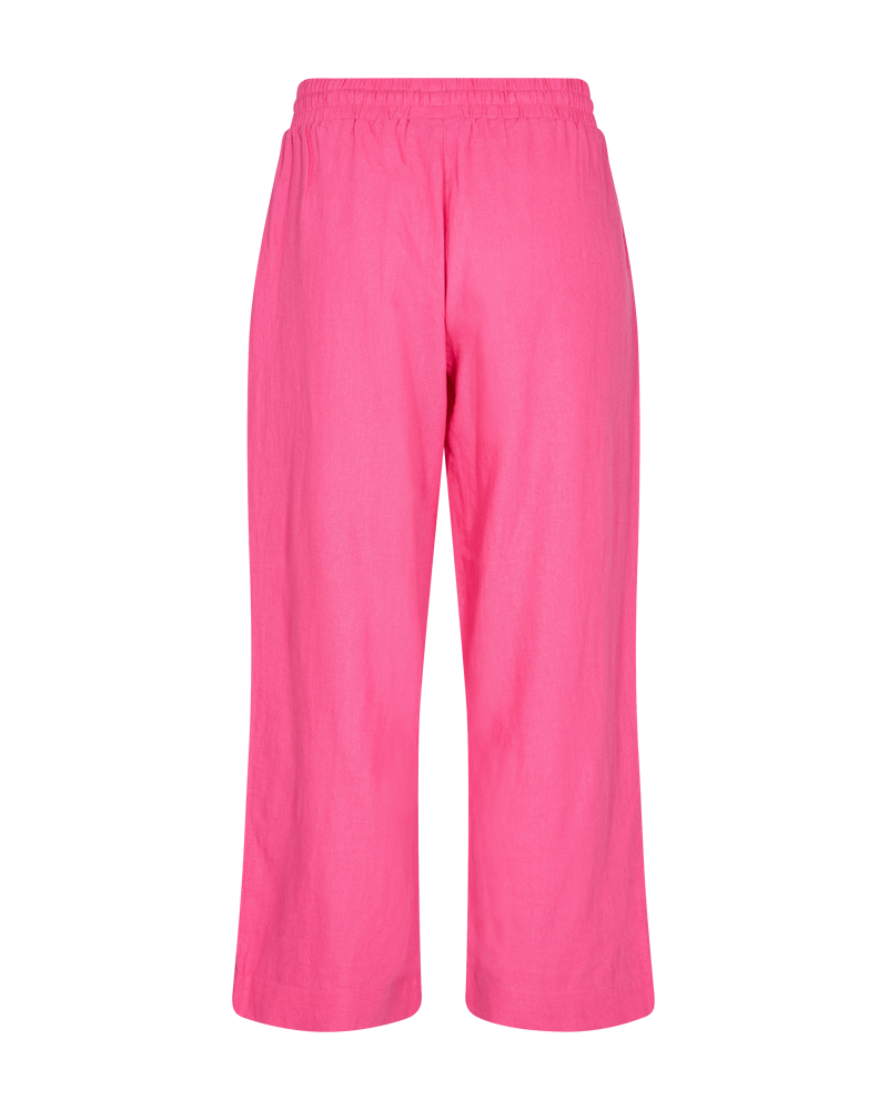FQLAVA - LINEN ANKLE PANTS - ROSE