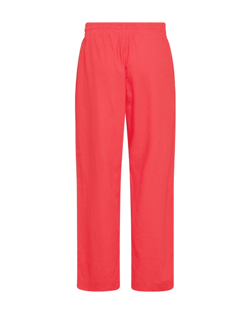 FQLAVA - LINEN ANKEL PANTS - RED