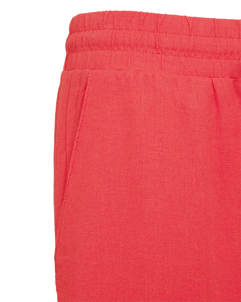 FQLAVA - LINEN ANKEL PANTS - RED