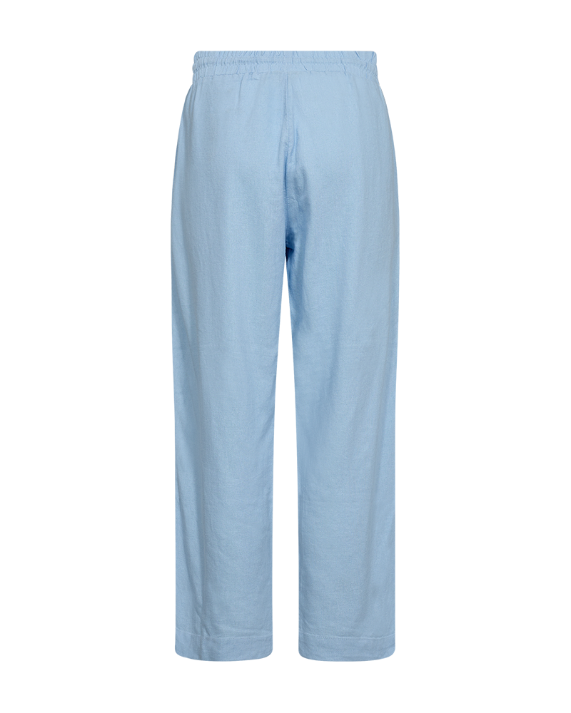 FQLAVA - LINEN ANKLE PANTS - BLUE