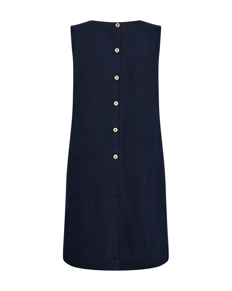 FQLAVA - LINEN DRESS - BLUE
