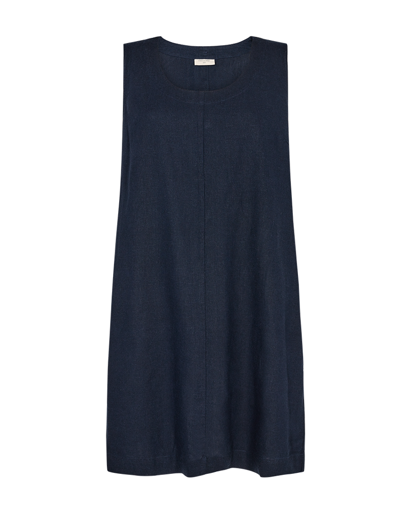 FQLAVA - LINEN DRESS - BLUE
