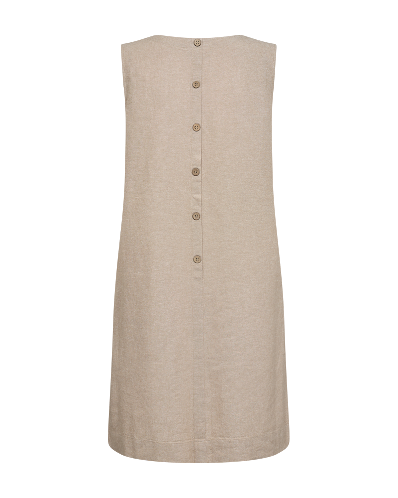 FQLAVA - LINEN DRESS - BEIGE