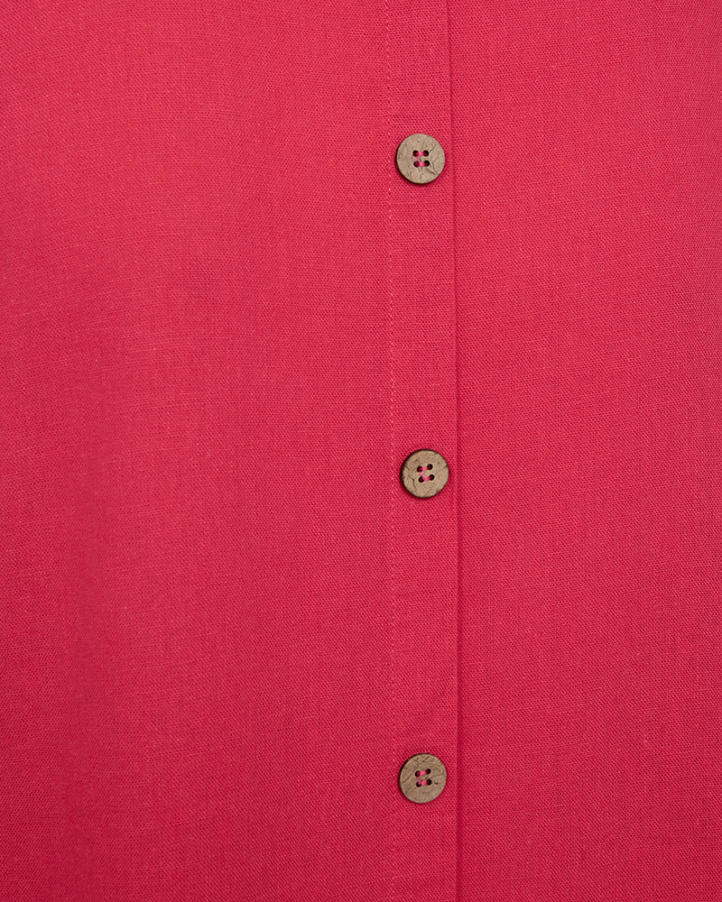 FQLAVA - LINEN DRESS - RED