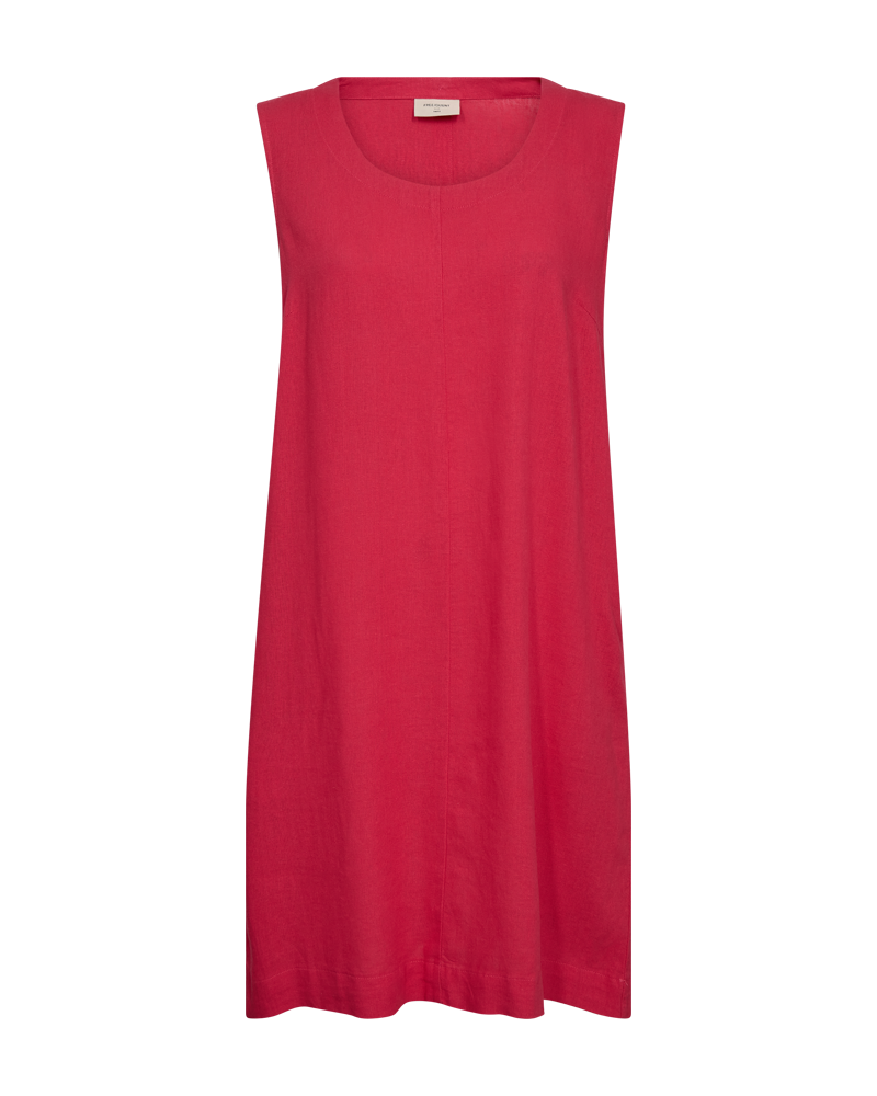 FQLAVA - LINEN DRESS - RED