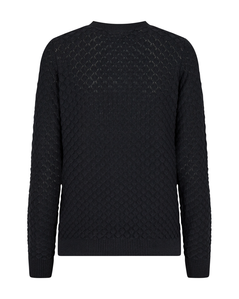 FQDODO - KNITTED PULLOVER - BLACK