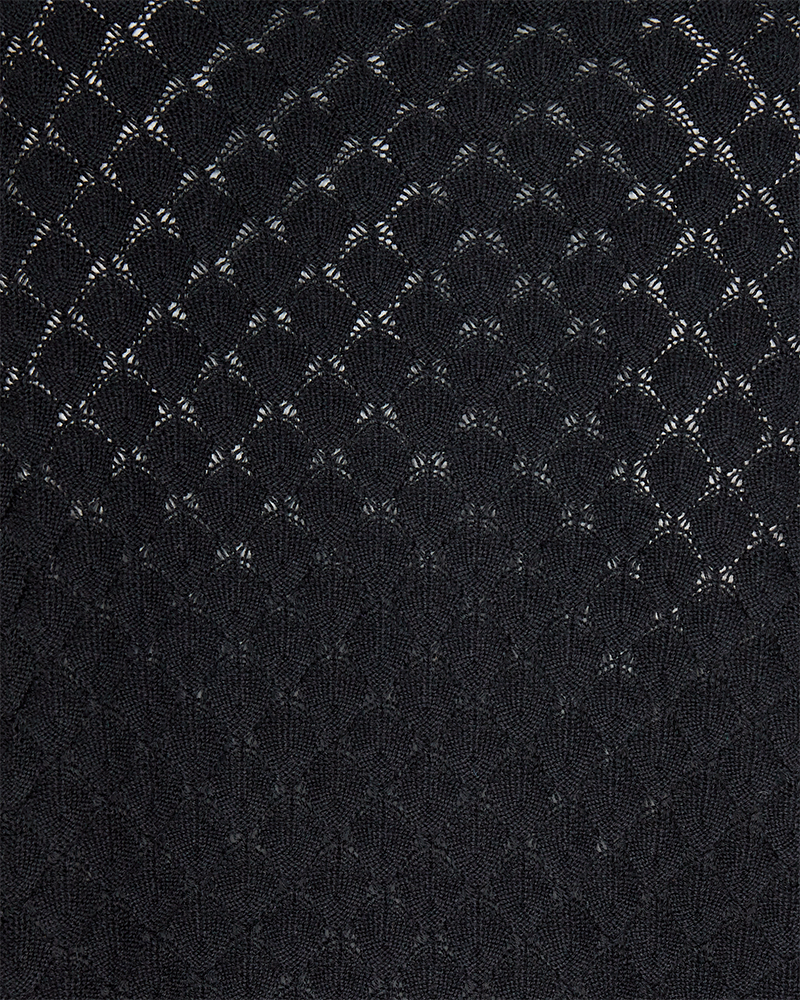 FQDODO - KNITTED PULLOVER - BLACK