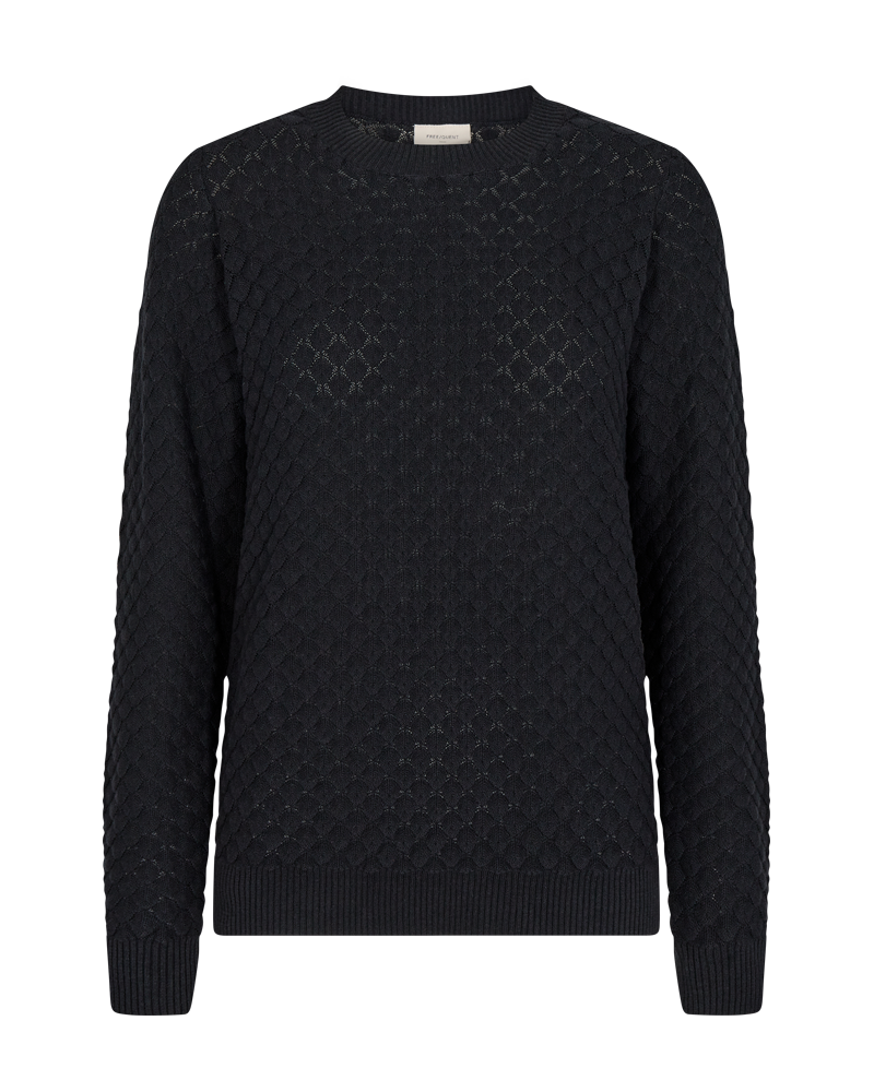 FQDODO - KNITTED PULLOVER - BLACK