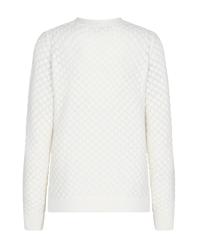 FQDODO - KNITTED PULLOVER - WHITE