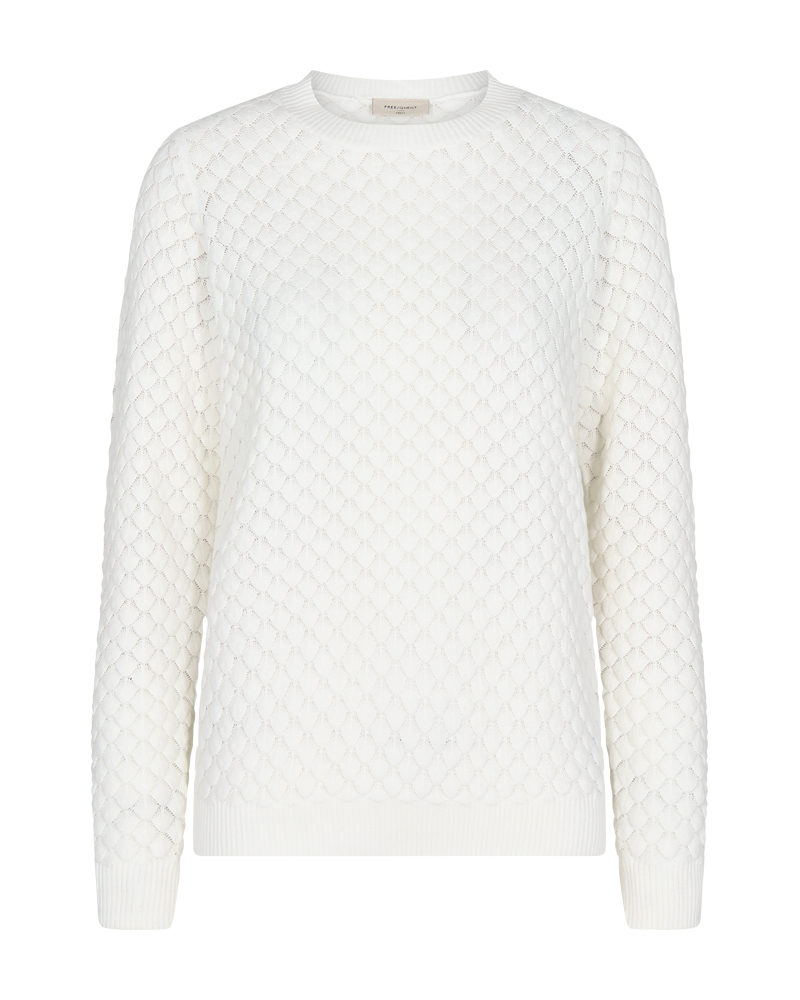 FQDODO - KNITTED PULLOVER - WHITE