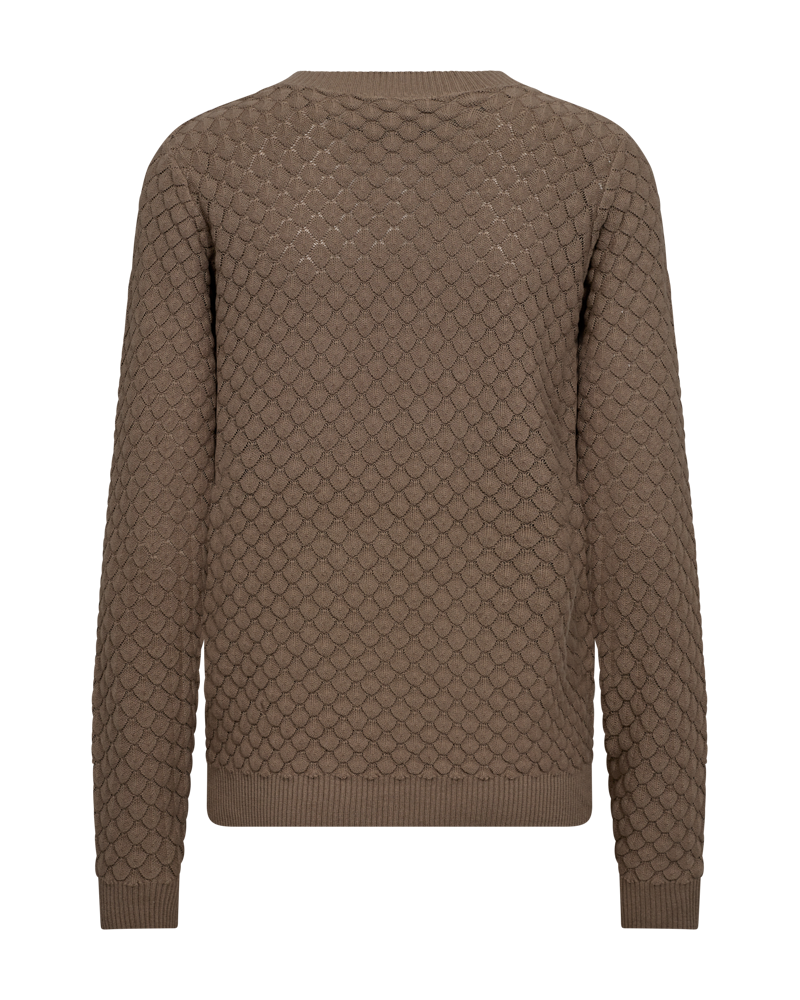 FQDODO - KNITTED PULLOVER - BROWN