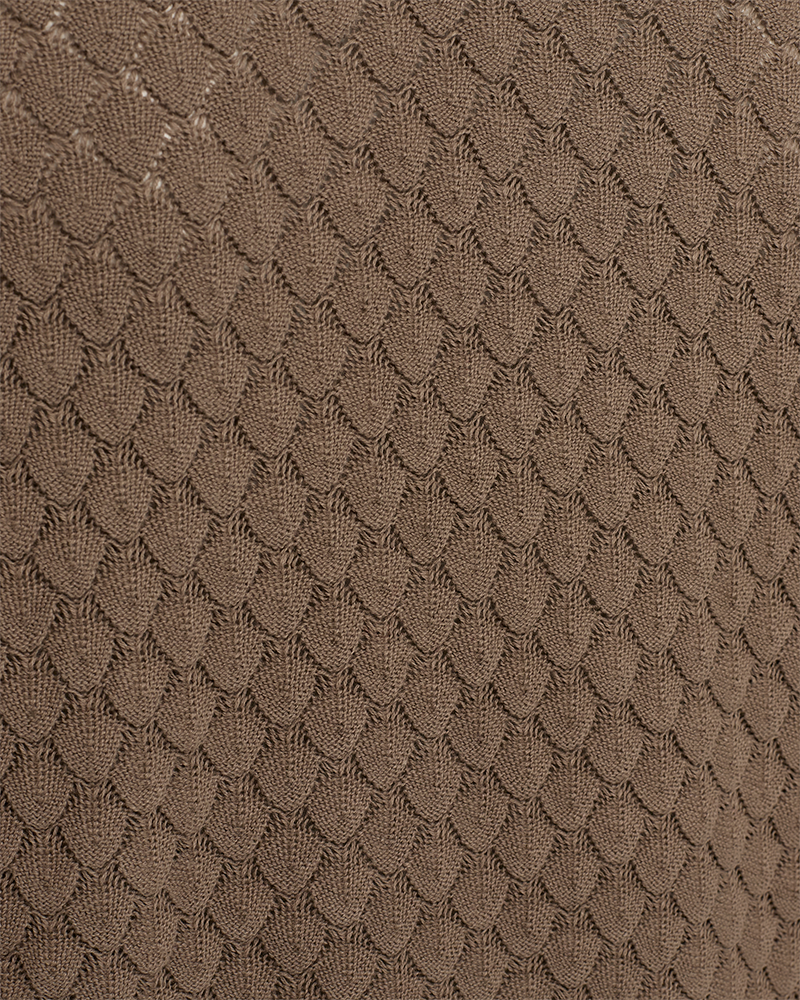 FQDODO - KNITTED PULLOVER - BROWN