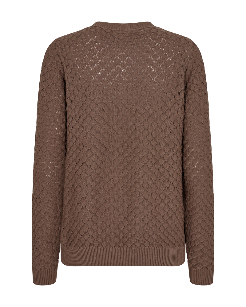 FQDODO - KNITTED PULLOVER - BROWN