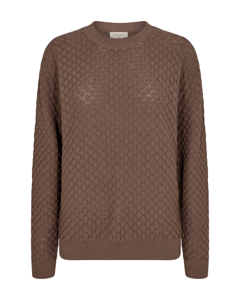 FQDODO - KNITTED PULLOVER - BROWN