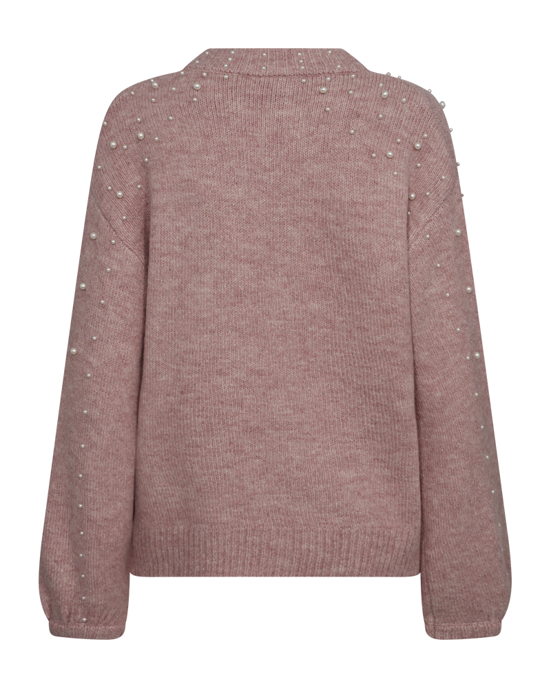 FQPEARL - PULLOVER WITH PEARLS - ROSE