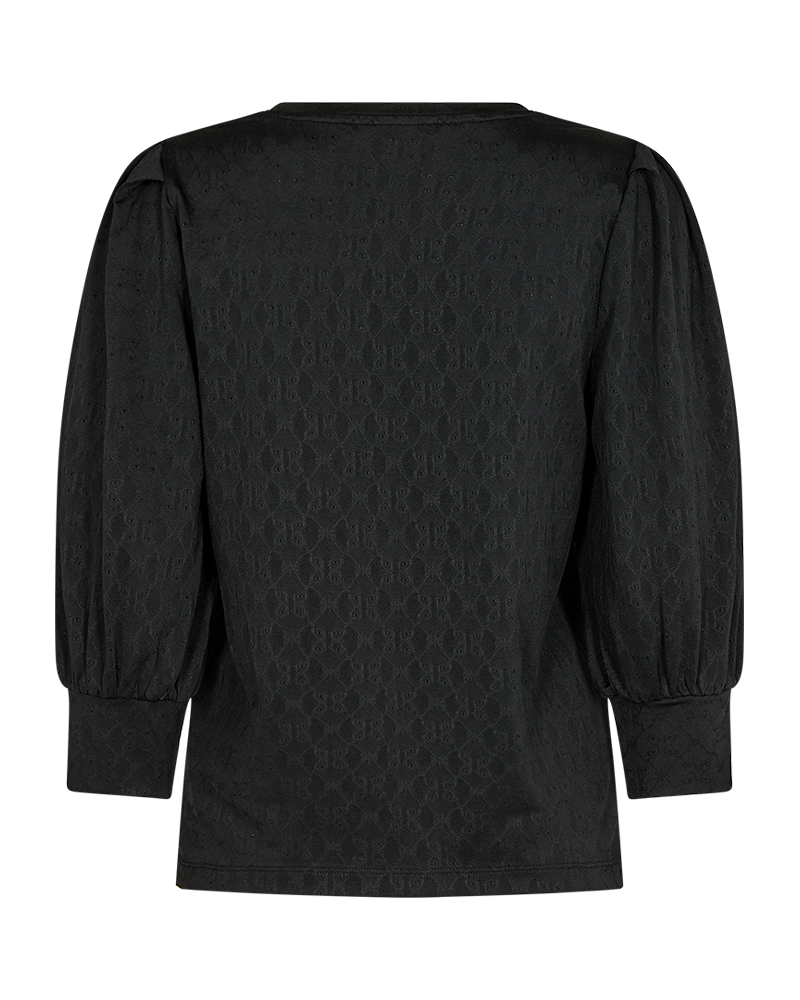 FQBLOND - BLOUSE WITH BALLOON SLEEVES - BLACK