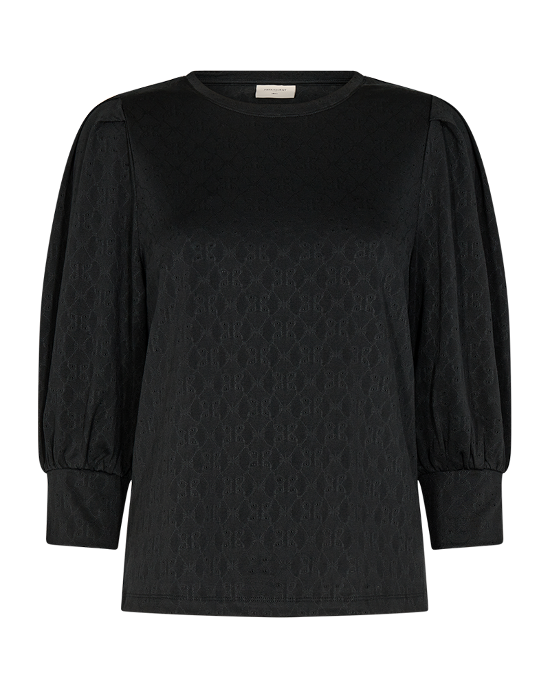 FQBLOND - BLOUSE WITH BALLOON SLEEVES - BLACK