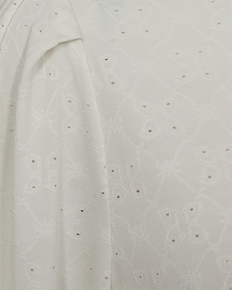 FQBLOND - BLOUSE WITH BALLOON SLEEVES - WHITE