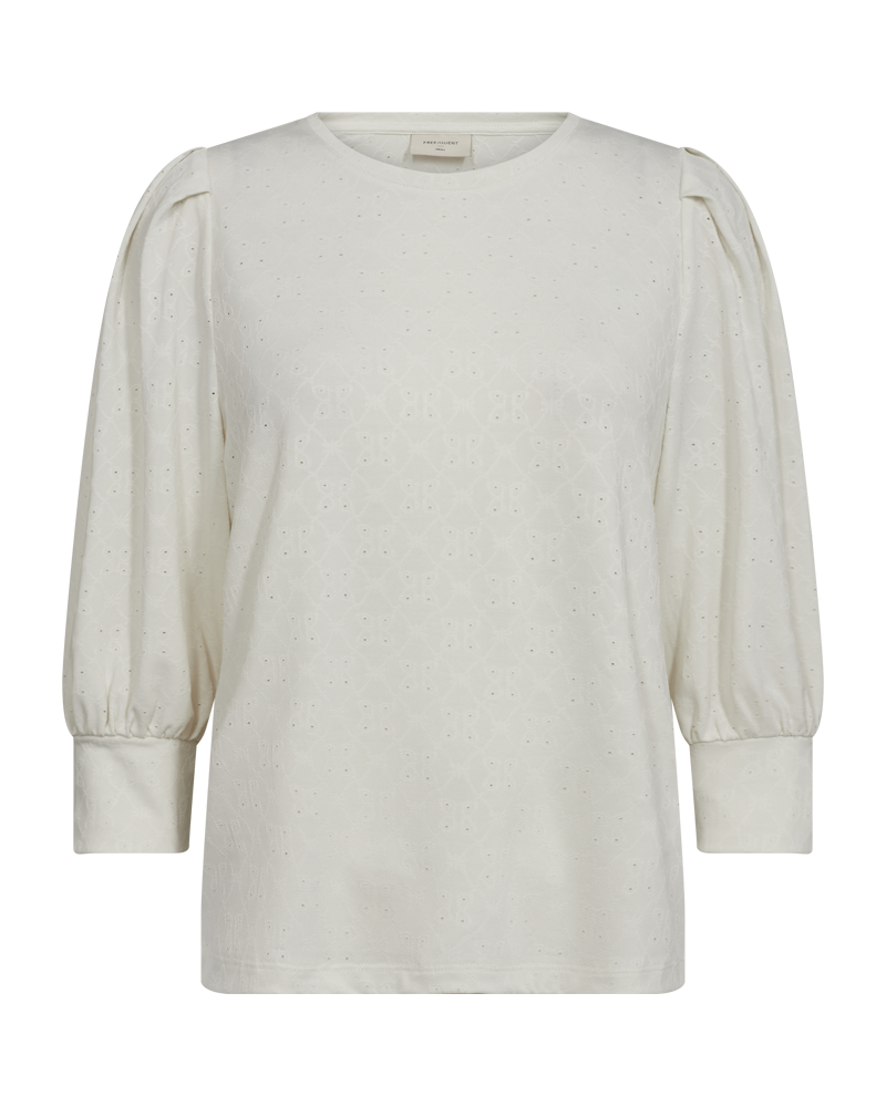 FQBLOND - BLOUSE WITH BALLOON SLEEVES - WHITE