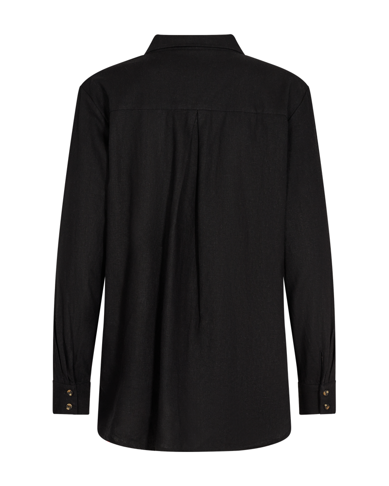 FQLAVA - LINEN SHIRT - BLACK