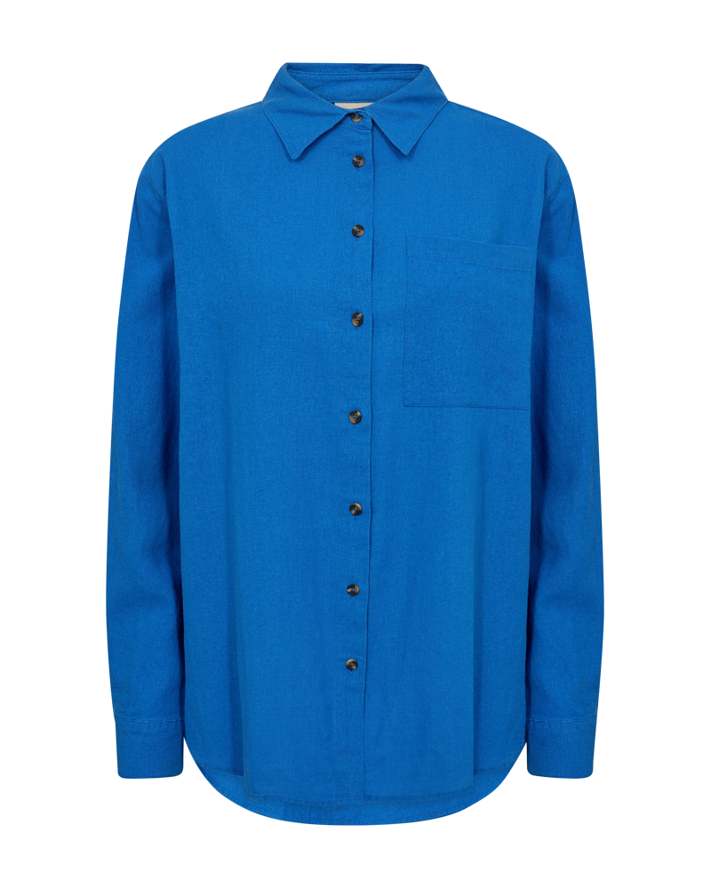 FQLAVA - LINEN SHIRT - BLUE