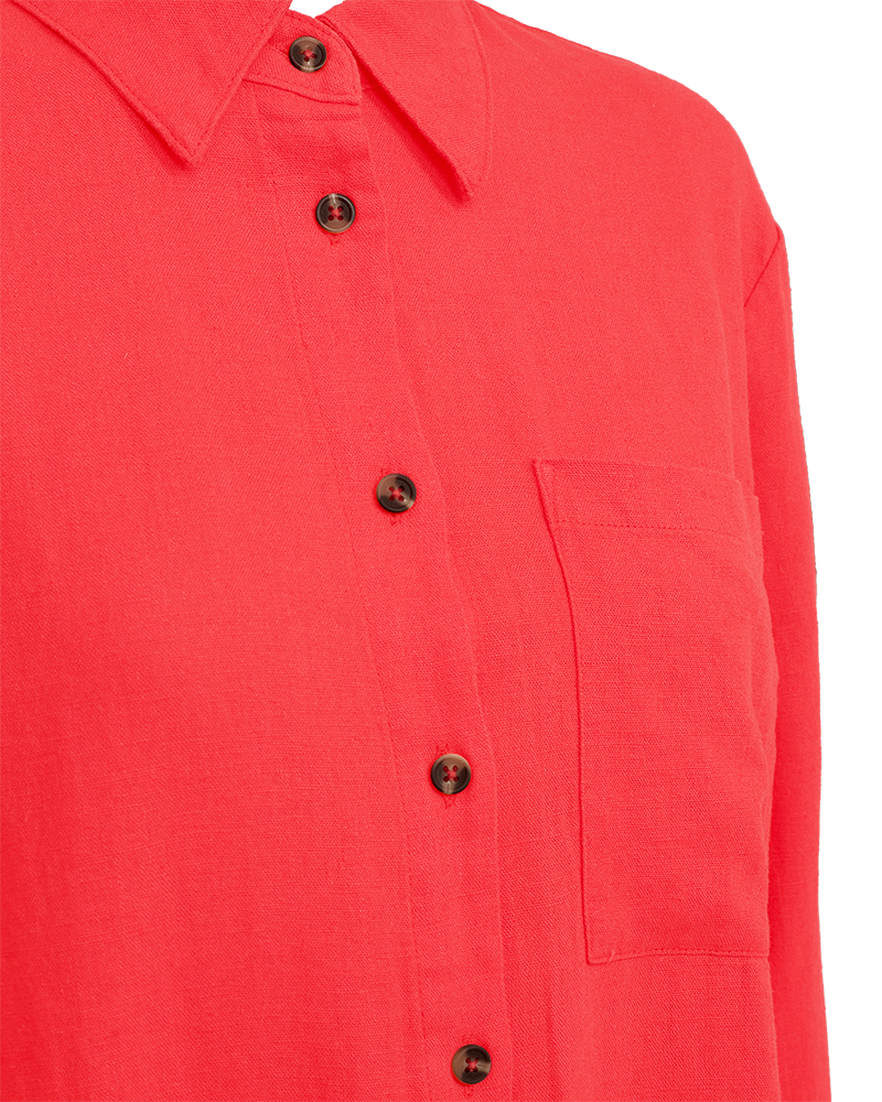 FQLAVA - LINEN SHIRT - RED