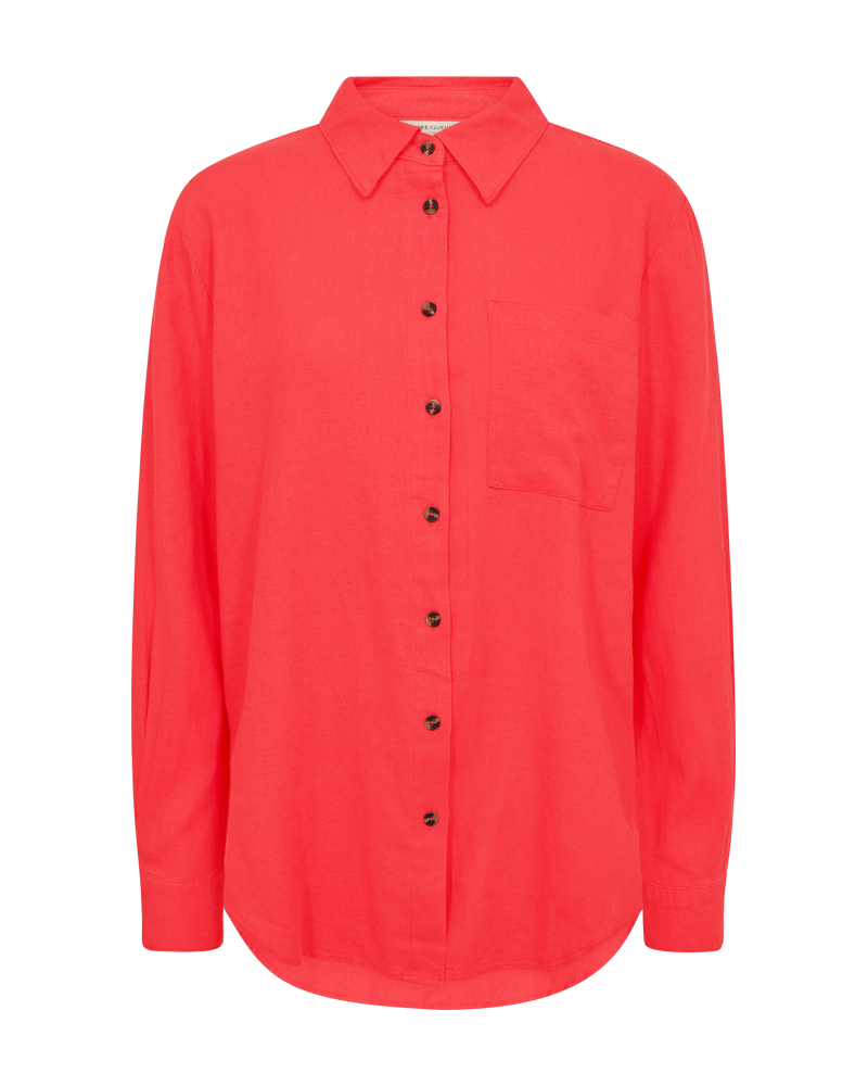 FQLAVA - LINEN SHIRT - RED