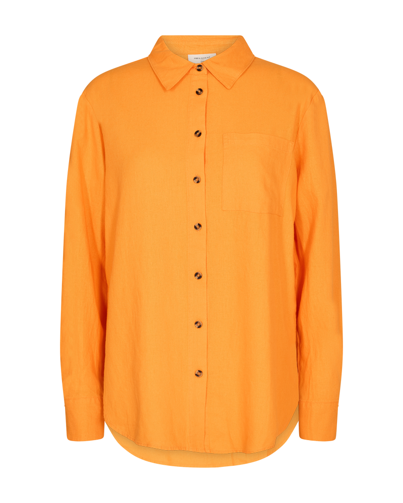 FQLAVA - LINEN SHIRT - ORANGE