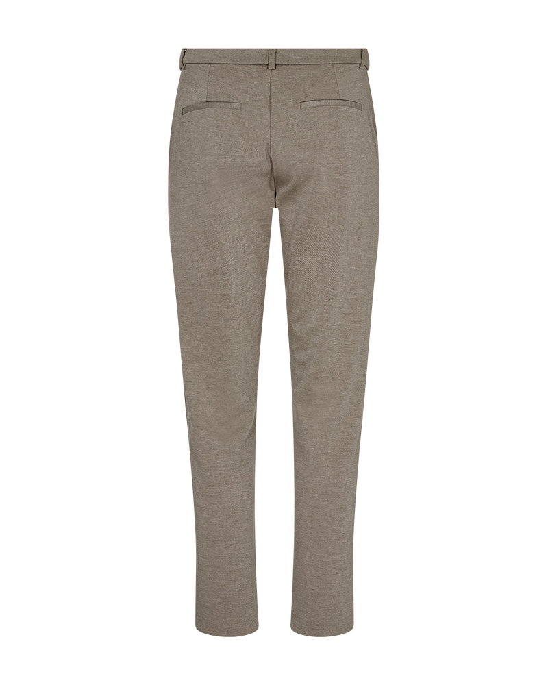 FQNANNI - ANKLEPANTS WITH STRUCTURE - BROWN