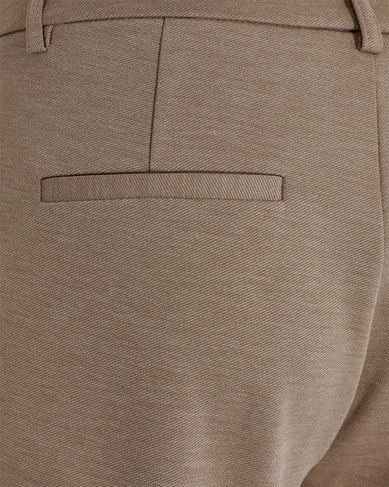 FQNANNI - Anklepants met structuur - Brown